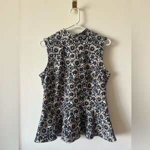 Banana Republic Floral Peplum Top - NWOT